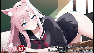 [ASMR Audio & Video] I need to hold to check a investigate be proper of SEX ED class.... Won't you help me STUDY, I need someone to practice with..... SEXY CATGIRL AUDIO