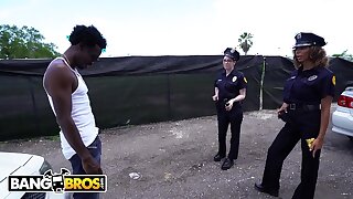 BANGBROS - Casual Suspect Gets Tangled Be communicated Some Super Morose Female Cops